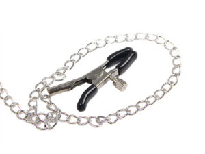 SUBBLIME - 953720 PINZAS PARA EL PECHO CON CORREA DE CUERO BONDAGE NEGRO TALLA ÚNICA - Imagen 2