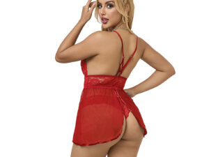 SUBBLIME - 953836 BABYDOLL APERTURA TRASERA + PANTIE ROJO S/M - Imagen 2