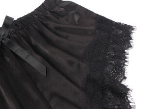 SUBBLIME - 953942 PIJAMA SEXY SATEN Y  ENCAJE NEGRO L/XL - Imagen 5