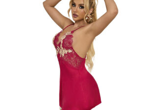 SUBBLIME - 954130 BABYDOLL CON DISEÑO FLORAL ROJO L/XL - Imagen 3