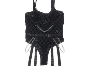 SUBBLIME - 954277 BODY CON CADENAS + LIGUEROS NEGRO L/XL - Imagen 5