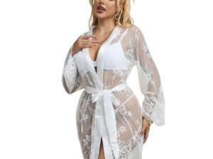 SUBBLIME - 954376 CAMISÓN DE MANGA LARGA CON DISEÑO FLORAL BLANCO L/XL - Imagen 5