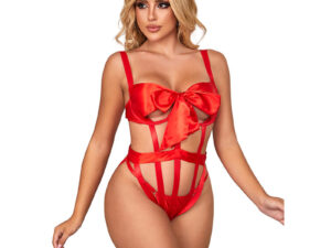 SUBBLIME - 954468 BODY SEXY CALADO CON LAZO ROJO S/M - Imagen 1