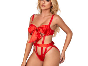 SUBBLIME - 954468 BODY SEXY CALADO CON LAZO ROJO S/M - Imagen 3