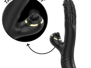 IBIZA - VIBRADOR HI-TECH RABITT CLITORIAL POTENTE Y DOBLE WAVE TWO DRAGONS - Imagen 4