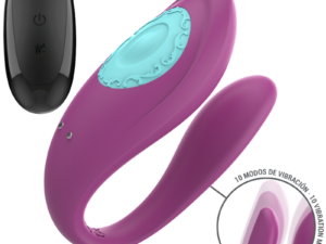 INTENSE - ANNIE ESTIMULADOR  VIBRADOR FORMA DE U MORADO CONTROL REMOTO - Imagen 2