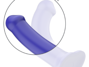 INTENSE - VICTORIA VIBRADOR CON VENTOSA 10 VIBRACIONES AZUL OSCURO CONTROL REMOTO - Imagen 5