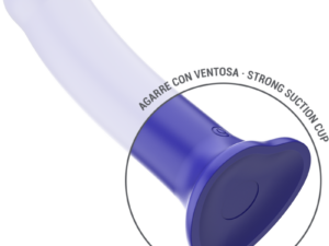 INTENSE - VICTORIA VIBRADOR CON VENTOSA 10 VIBRACIONES AZUL OSCURO CONTROL REMOTO - Imagen 4