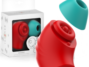 INTENSE - DONNIE ESTIMULADOR CLÍTORIS ROJO/VERDE