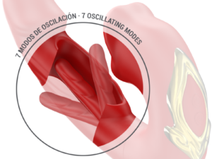 INTENSE - NATHY VIBRADOR DOBLE CON BOCA ESTIMULADORA MULTIFUNCIÓN ROJO - Imagen 4