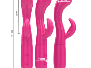 INTENSE - AMARA VIBRADOR CON LENGUA ESTIMULADORA 10 VIBRACIONES ROSA - Imagen 3