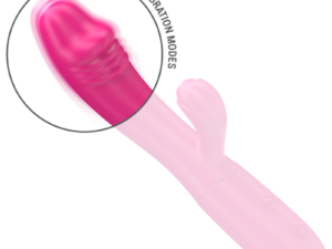 INTENSE - IVY VIBRADOR FLEXIBLE 10 VIBRACIONES CON LENGUA ESTIMULADORA ROSA - Imagen 4