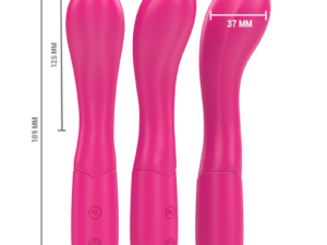 INTENSE - LISETTE VIBRADOR 19 CM FLEXIBLE 10 VIBRACIONES ROSA - Imagen 3