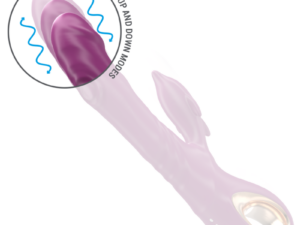 INTENSE - HALLE VIBRADOR MULTIFUNCIÓN CON LENGUA ESTIMULADORA EN FORMA DE DELFÍN MORADO - Imagen 4