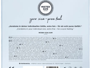 MISTER SIZE - PRESERVATIVOS TALLA XS 47 MM (36 UNIDADES) - Imagen 3