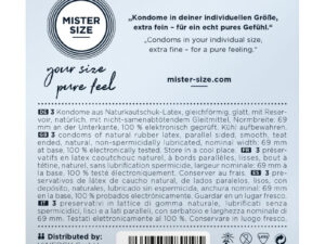 MISTER SIZE - PRESERVATIVOS TALLA XXXL 69 MM (3 UNIDADES) - Imagen 3