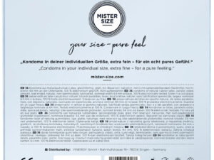 MISTER SIZE - PRESERVATIVOS TALLA XXL 64 MM (36 UNIDADES) - Imagen 3