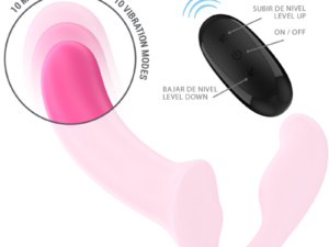 INTENSE - AMY VIBRADOR DOBLE 20 CM ROSA CONTROL REMOTO - Imagen 4