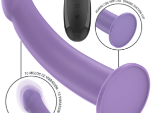 INTENSE - EDDIE VIBRADOR 17,5 CM 10 VIBRACIONES MORADO CONTROL REMOTO - Imagen 2