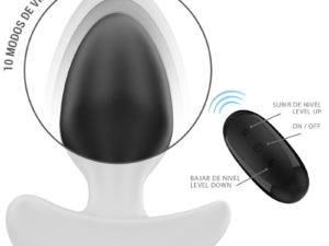 INTENSE - JOEY PLUG ANAL 10 VIBRACIONES NEGRO CONTROL REMOTO - Imagen 5