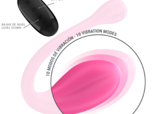 INTENSE - JANICE VIBRADOR U DOBLE ESTIMULACIÓN 10 VIBRACIONES ROSA CONTROL REMOTO - Imagen 4