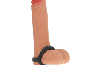 INTENSE - CARSON ANILLO DOBLE PARA PENE SILICONA NEGRO MODELO 4 - Imagen 5