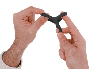 INTENSE - CARSON ANILLO DOBLE PARA PENE SILICONA NEGRO MODELO 4 - Imagen 3
