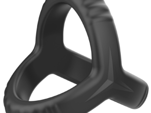 INTENSE - CARSON ANILLO DOBLE PARA PENE SILICONA NEGRO MODELO 4 - Imagen 4