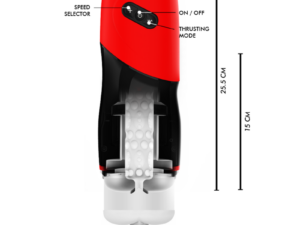 JAMYJOB - XPEED MASTURBADOR VAGINA AUTOMÁTICO 5 MODOS DE EMPUJE Y EFECTO SONIDO - Imagen 4