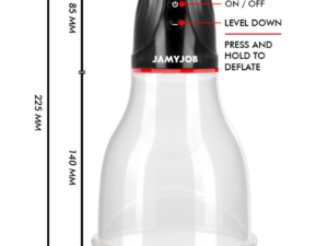 JAMYJOB - XPAND LITE BOMBA AUTOMÁTICA DE TESTÍCULOS 3 NIVELES DE SUCCIÓN GRIS - Imagen 4