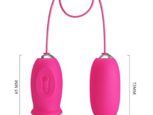 PRETTY LOVE - DAISY HUEVO VIBRADOR + LENGUA ESTIMULADORA DE CLÍTORIS ROSA - Imagen 5