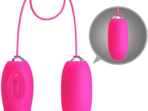 PRETTY LOVE - DAISY HUEVO VIBRADOR + LENGUA ESTIMULADORA DE CLÍTORIS ROSA - Imagen 4