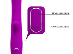 PRETTY LOVE - ANGELIQUE VIBRADOR MULTIFUNCIÓN + ESTIMULADOR DE CLÍTORIS MORADO - Imagen 4