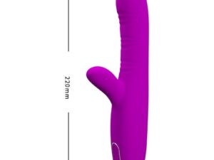 PRETTY LOVE - ANGELIQUE VIBRADOR MULTIFUNCIÓN + ESTIMULADOR DE CLÍTORIS MORADO - Imagen 3