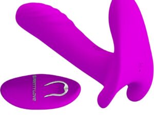 PRETTY LOVE - MASAJEADOR  VIBRADOR 12 VIBRACIONES CONTROL REMOTO MORADO - Imagen 2