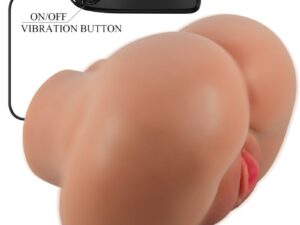 CRAZY BULL - LUNA TRASERO VIBRADOR CON VAGINA Y ANO REALÍSTICO NATURAL CONTROL REMOTO - Imagen 5