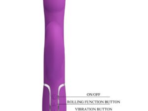 PRETTY LOVE - VIBRADOR  ESTIMULADOR MULTIFUNCIÓN 4 EN 1 MORADO - Imagen 4