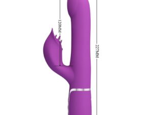 PRETTY LOVE - VIBRADOR  ESTIMULADOR MULTIFUNCIÓN 4 EN 1 MORADO - Imagen 5