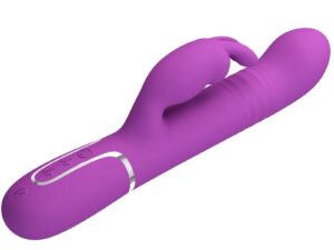 PRETTY LOVE - COALE VIBRADOR RABBIT MULTIFUNCIÓN 4 EN 1 MORADO - Imagen 3