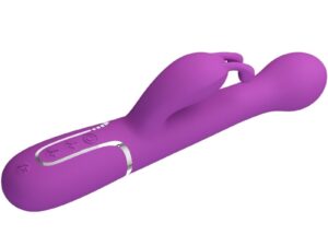 PRETTY LOVE - DEJON VIBRADOR RABBIT MULTIFUNCIÓN 3 EN 1 MORADO - Imagen 3