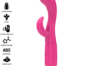 INTENSE - AMARA VIBRADOR CON LENGUA ESTIMULADORA 10 VIBRACIONES ROSA - Imagen 1