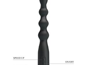 PRETTY LOVE - FEDERER VIBRADOR ANAL 12 VIBRACIONES NEGRO - Imagen 5