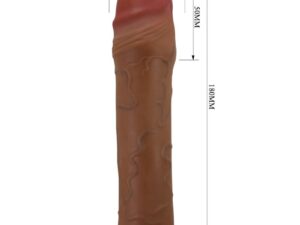 PRETTY LOVE - CHANE FUNDA PARA PENE CON EXTENSIÓN DE 5 CM MULATO - Imagen 5