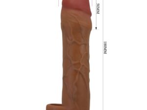 PRETTY LOVE - HANI FUNDA PARA PENE CON EXTENSIÓN DE 5 CM MULATO - Imagen 5