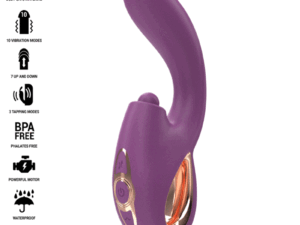 INTENSE - LALI VIBRADOR PUNTO G MULTIFUNCIÓN ESTIMULACIÓN  EMPUJE  VIBRACIÓN MORADO - Imagen 1