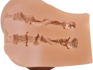 CRAZY BULL - EMILIA TRASERO VIBRADOR CON VAGINA Y ANO REALÍSTICO NATURAL CONTROL REMOTO - Imagen 4