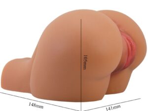 CRAZY BULL - KYLIE TRASERO VIBRADOR CON VAGINA Y ANO REALÍSTICO NATURAL CONTROL REMOTO - Imagen 5
