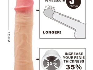 PRETTY LOVE - CHELSEA FUNDA PENE CON EXTENSIÓN DE 7.6 CM NATURAL - Imagen 4
