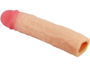 PRETTY LOVE - DEREK FUNDA PENE CON EXTENSIÓN DE 7.6 CM NATURAL - Imagen 3