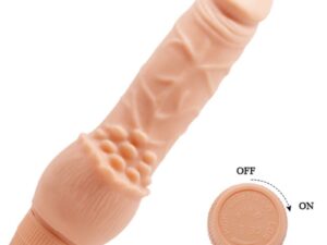 BAILE - BARBARA VIBRADOR REALÍSTICO 19.5 CM NATURAL - Imagen 4